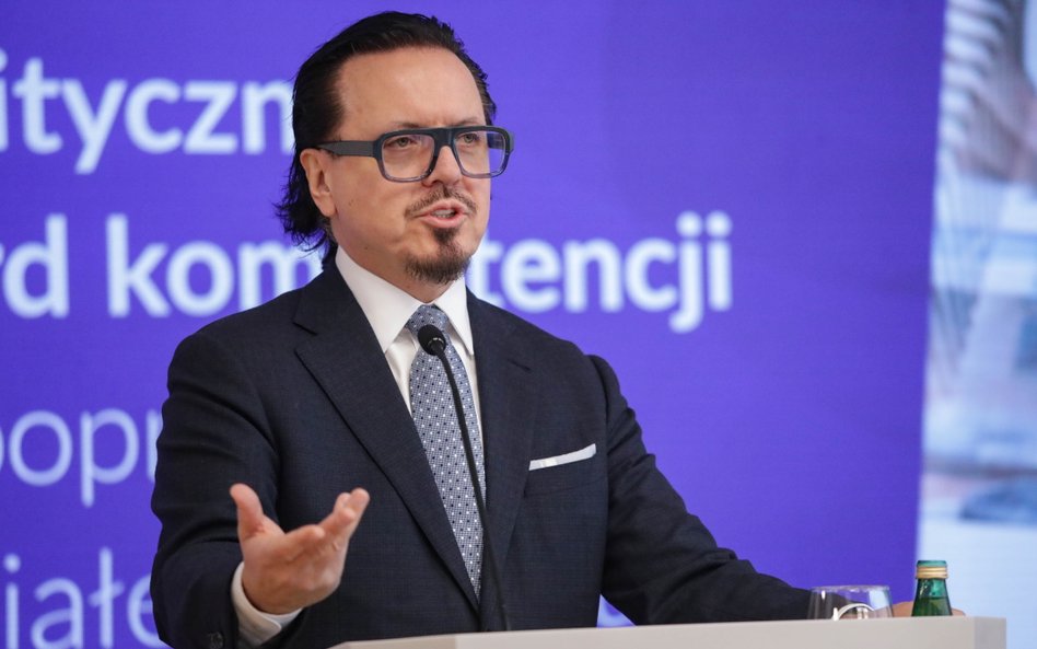 Minister aktywów państwowych Wojciech Balczun