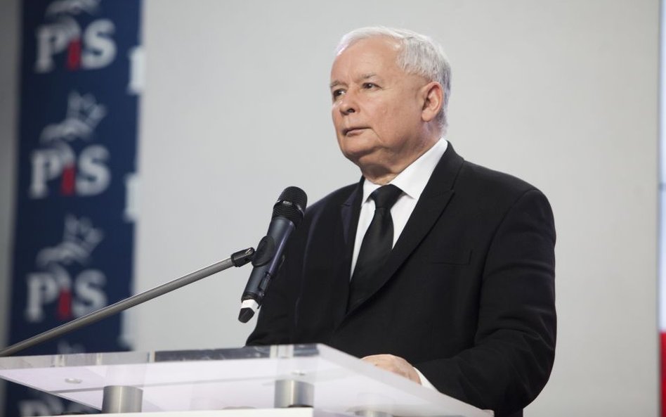 Prezes PiS Jarosław Kaczyński