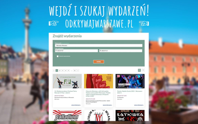Wyszukiwarka i kalendarz wydarzeń w Warszawie - „narzędzie, którego brakowało”