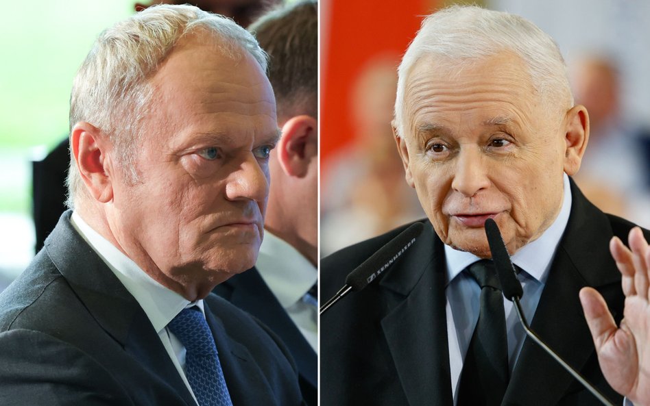 Donald Tusk i Jarosław Kaczyński