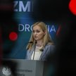 Minister zdrowia Jolanta Sobierańska-Grenda podczas konferencji prasowej, na której przedstawiła pro