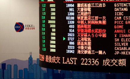 Indeks Shanghai Composite zyskał od początku roku aż 22 proc., CSI 300 (wspólny indeks giełd z Szang
