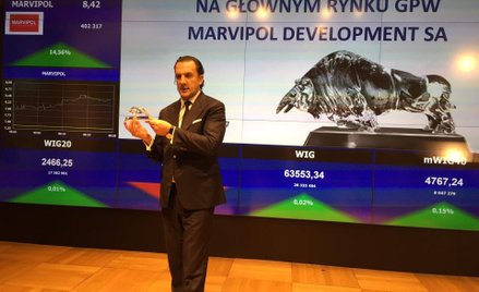 Mariusz Książek, prezes i główny akcjonariusz Marvipolu Development