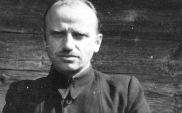 Zygmunt Szendzielarz „Łupaszka” na zdjęciu zrobionym po wojnie na Podhalu, krótko przed aresztowanie
