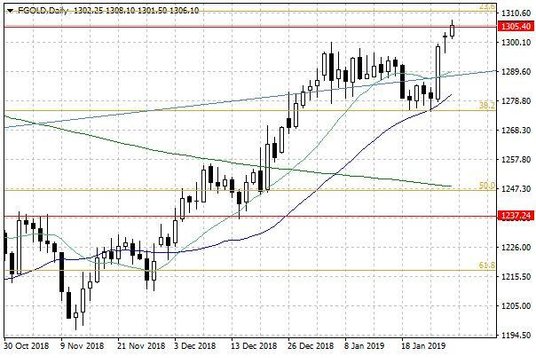 Notowania złota – dane dzienne