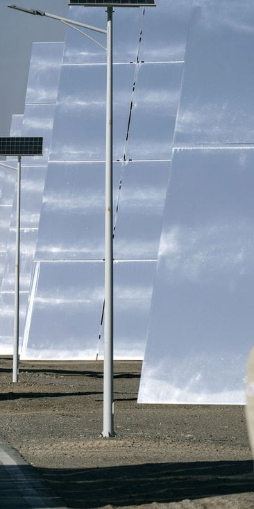 Farma fotowoltaiczna w chińskiej prowincji Gansu.