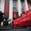 Protest przeciwko przyjęciu Euro we wrześniu 2025 roku w stolicy Bułgarii Sofii