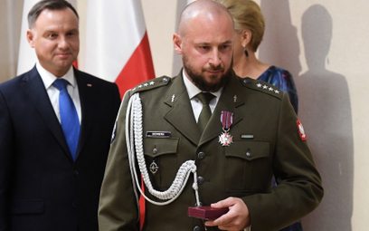 Prezydent Andrzej Duda i Jacek Siewiera w 2019 roku