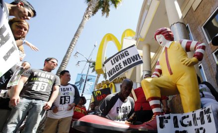 USA: protestują pracownicy fast foodów