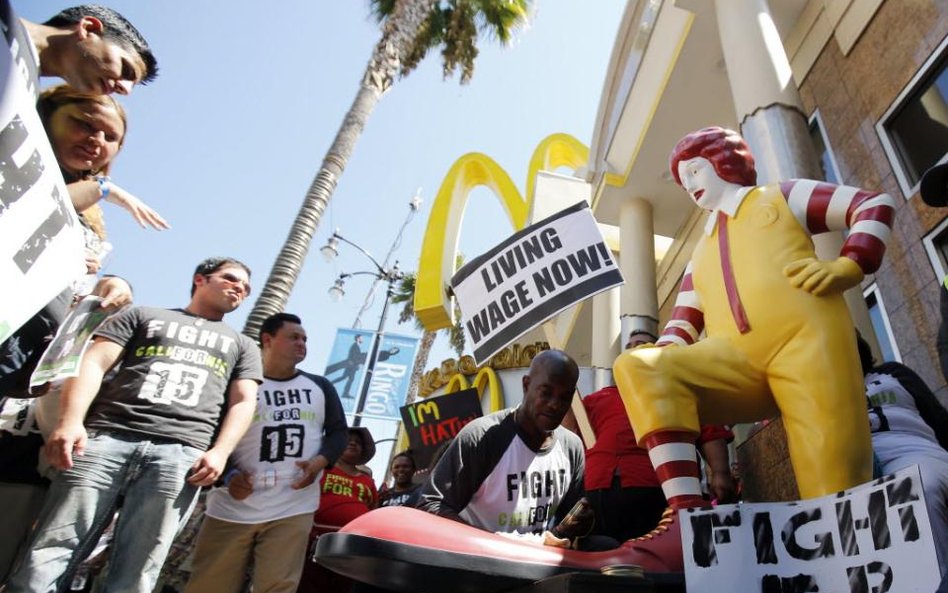 USA: protestują pracownicy fast foodów