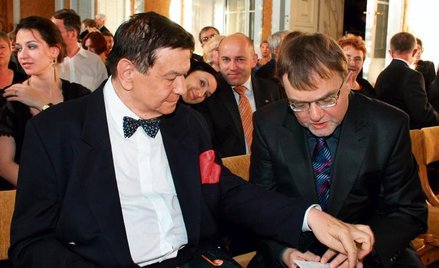 Bogusław Kaczyński rozmawia z autorem artykułu (z prawej) (fot. Wit Hadło)