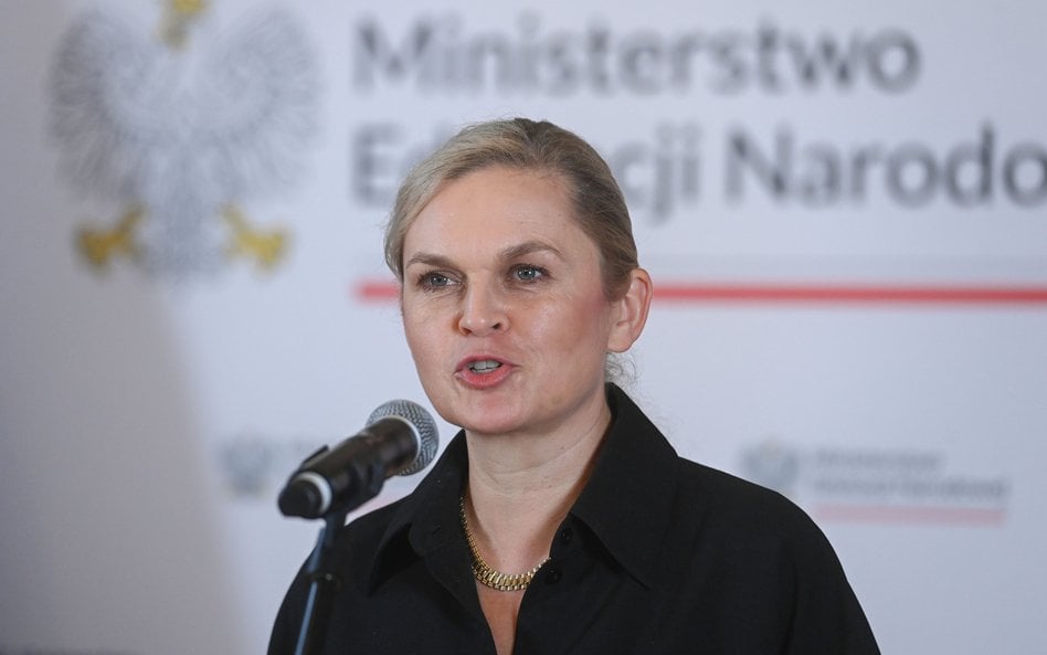 Minister edukacji Barbara Nowacka