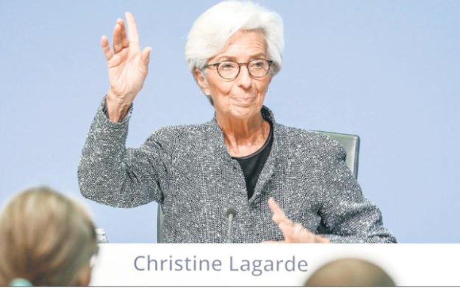 Christine Lagarde, prezes Europejskiego Banku Centralnego, zapowiada, że EBC zrobi wszystko, by pomó