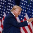 Donald Trump na wiecu