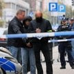 Policja na miejscu ataku przy ulicy Nowogrodzkiej w centrum Warszawy