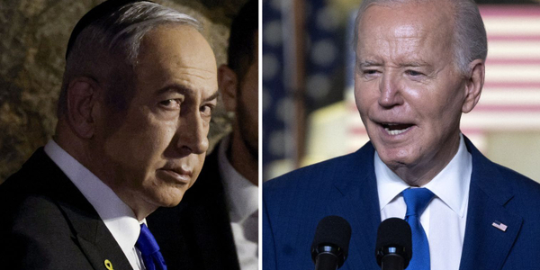 Beniamin Netanjahu odpowiada na groźby Joe Bidena. 