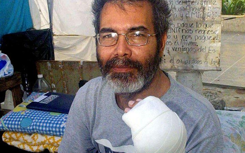 49-letni Franklin Brito stał się symbolem walki z reżimem Hugo Chaveza