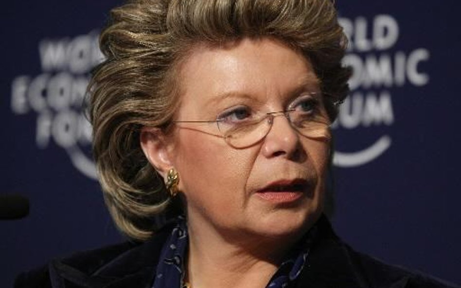 Viviane Reding, opinia o zakupach w Internecie