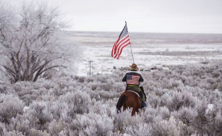 7 stycznia, USA. Duan Ehmer w rezerwacie przyrody Malheur National Wildlife w Oregonie. Od początku 