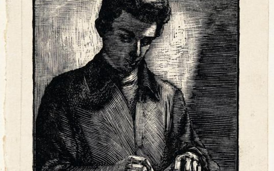 Tadeusz Dominik, Autoportret, ok. 1952, wł. Muzeum Narodowe