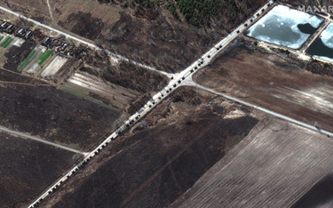 Nowe zdjęcia satelitarne. Rosyjski konwój pod Kijowem ma ponad 60 km długości