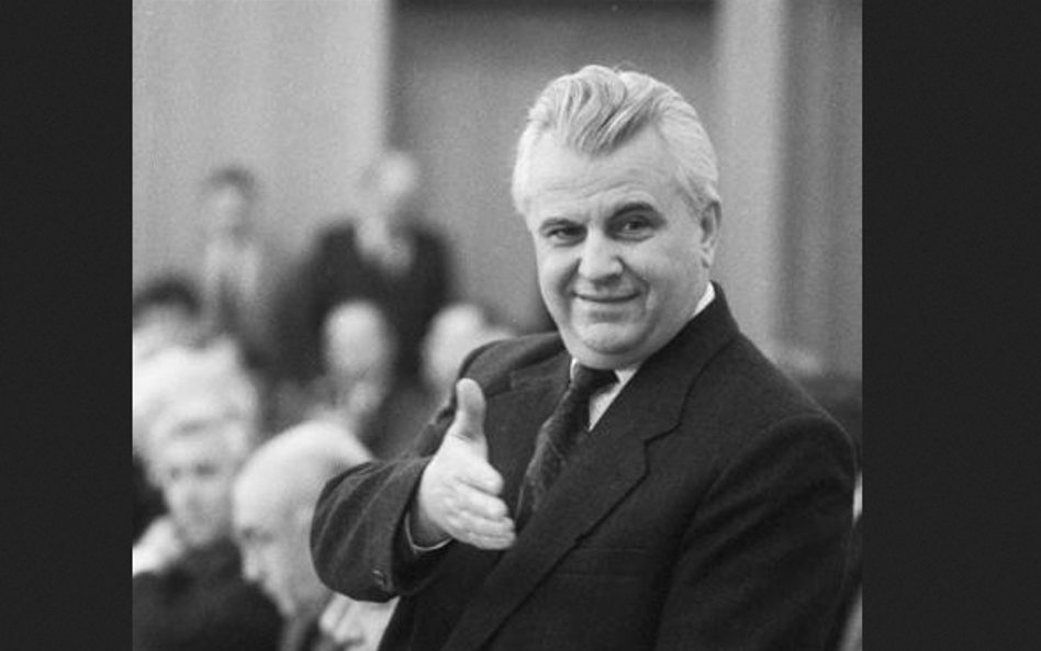 1992 rok: ówczesny prezydent Ukrainy Leonid Krawczuk na szczycie WNP.