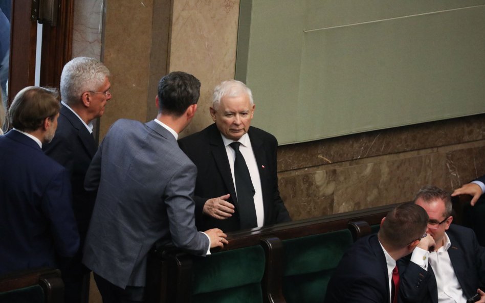 Jarosław Kaczyński w Sejmie