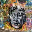 Mural z Johnem Lennonem w Pradze