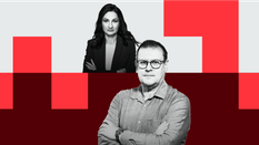 Marzena Tabor-Olszewska, redaktor prowadząca „Rzeczpospolitej” i Marek Kozubal, dziennikarz działu k