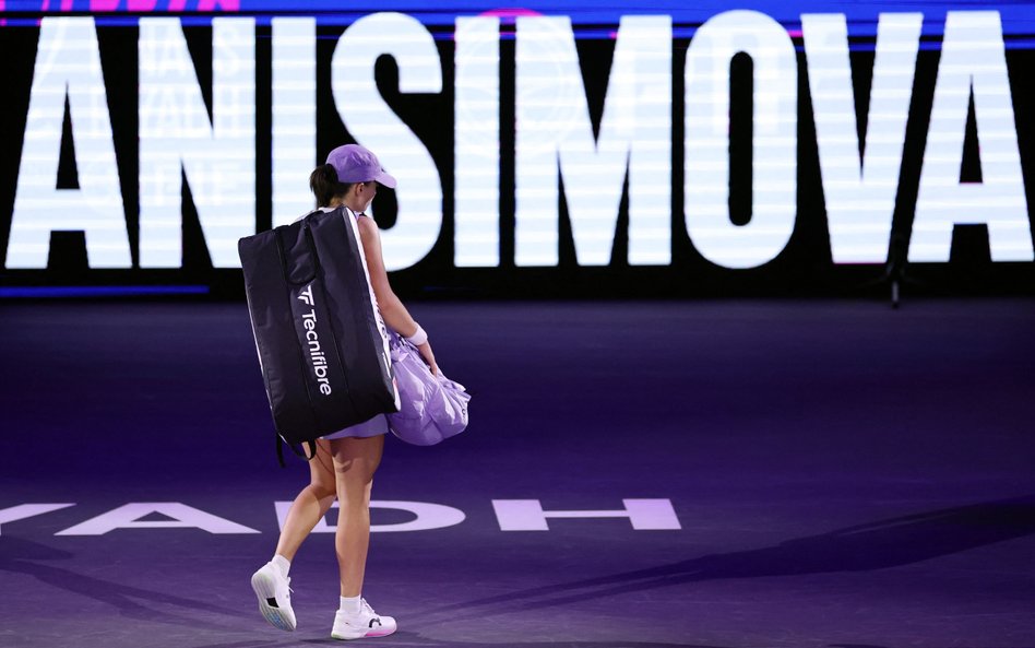 Iga Świątek po meczu z Amandą Anisimovą.