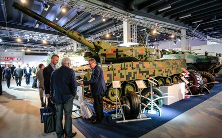 Leopard przyciągał uwagę podczas wystawy w Kielcach