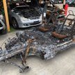 Całkowicie spalona Tesla trafiła na aukcję