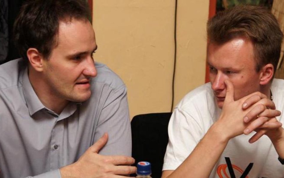 Remigiusz Kościelny (z lewej) i Jarosław Wojczakowski od początku wspólnie kierują Vivid Games