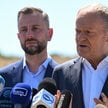 Premier Donald Tusk oraz wicepremier, minister obrony narodowej Władysław Kosiniak-Kamysz