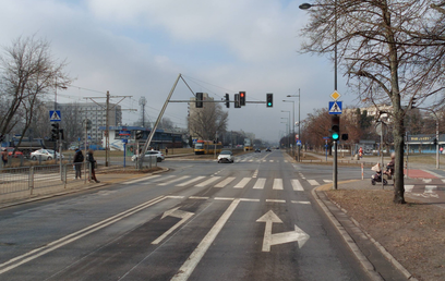 Skrzyżowanie ulic Krasińskiego i Broniewskiego w Warszawie czeka przebudowa
