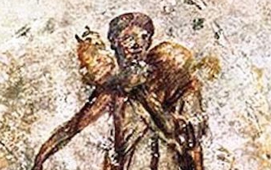 Jedno z najstarszych wizerunków Jezusa jako dobrego pasterza — fresk z katakumb rzymskich III w.