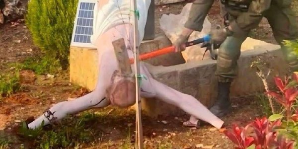 Izraelski żołnierz zniszczył figurę Jezusa. Armia reaguje, rząd przeprasza