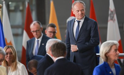 Donald Tusk na szczycie UE