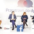 Debatujący: Michał Boni, Jakub Turowski, Beata Biel, Andrzej Zybertowicz oraz Michał Szułdrzyński i 