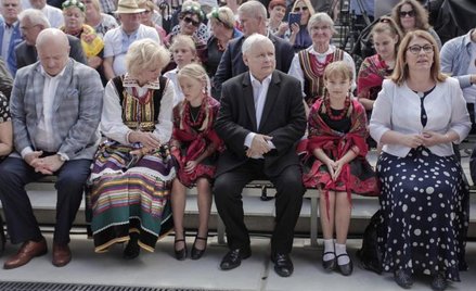 Jarosław Kaczyński wziął udział w pikniku rodzinnym w Chełmie