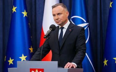 Prezydent Andrzej Duda wygłosił oświadczenie