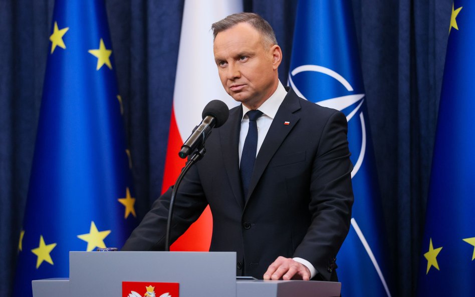 Prezydent Andrzej Duda wygłosił oświadczenie