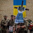 Pogrzeb ukraińskiego żołnierza w Buczy pod Kijowem