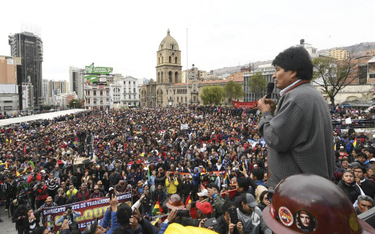 Boliwia: Opozycjonista wiezie pismo z rezygnacją dla prezydenta