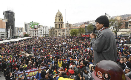 Boliwia: Opozycjonista wiezie pismo z rezygnacją dla prezydenta
