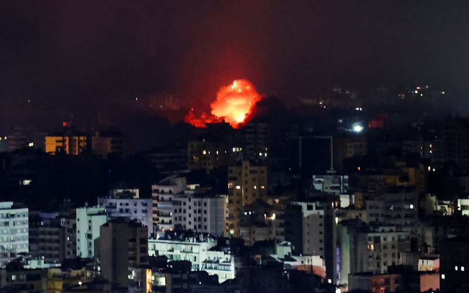 W środę i w czwartek nad ranem Izrael bombardował Bejrut