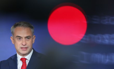 Wicepremier, minister cyfryzacji Krzysztof Gawkowski zabrał głos na konferencji dotyczącej wycieku d