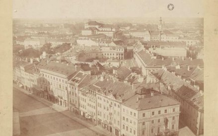 Konrad Brandel. Fragmenty panoramy Warszawy „zdjętej ze szczytu wieży zamkowej z wysokości 134 łokci