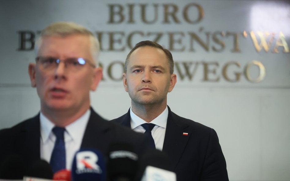 Prezydent Karol Nawrocki i szef BBN Sławomir Cenckiewicz
