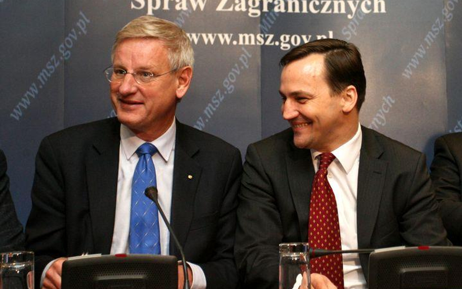 Carl Bildt i Radosław Sikorski